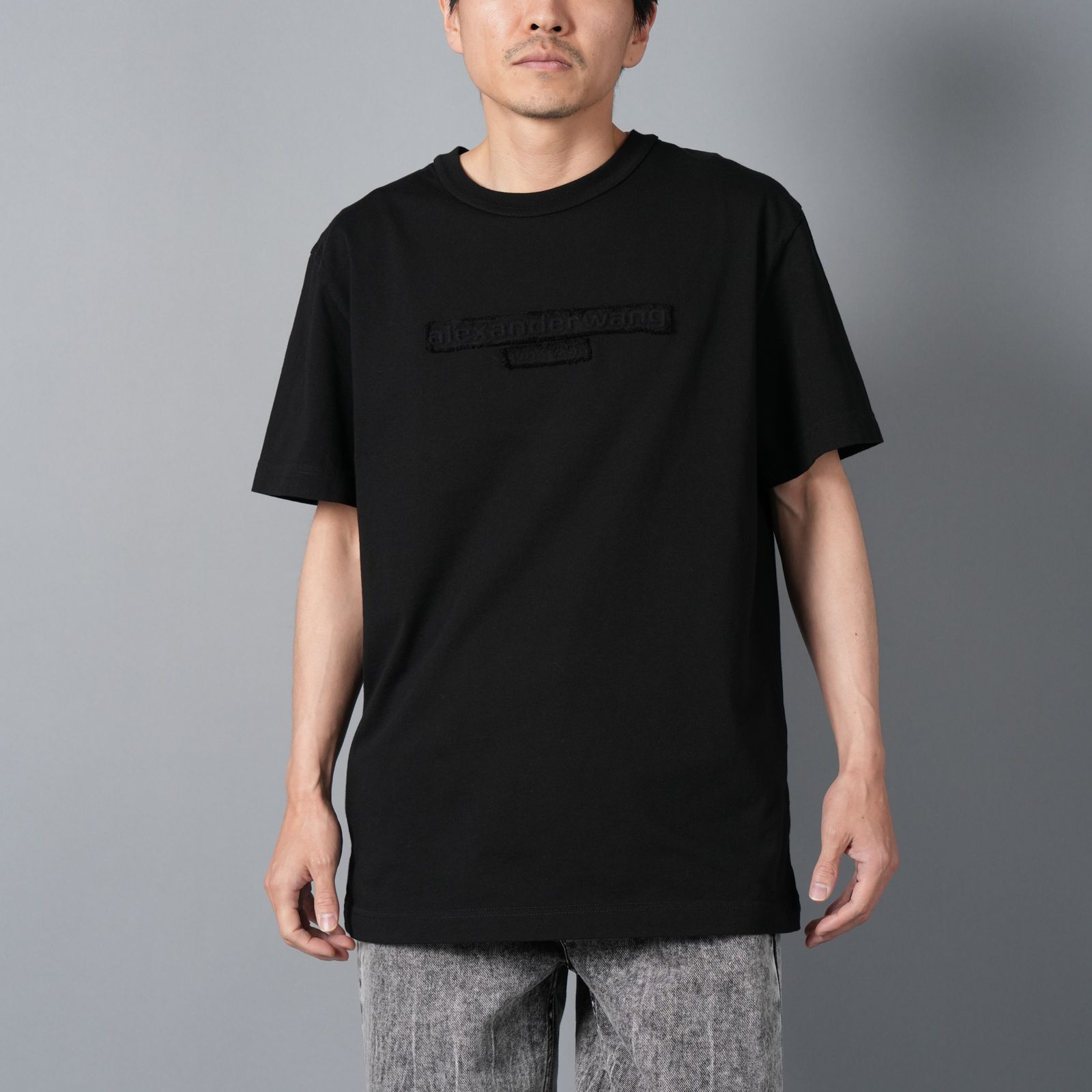 alexander wang - 【残りわずか】DISTRESSED LOGO SHORT SLEEVE TEE