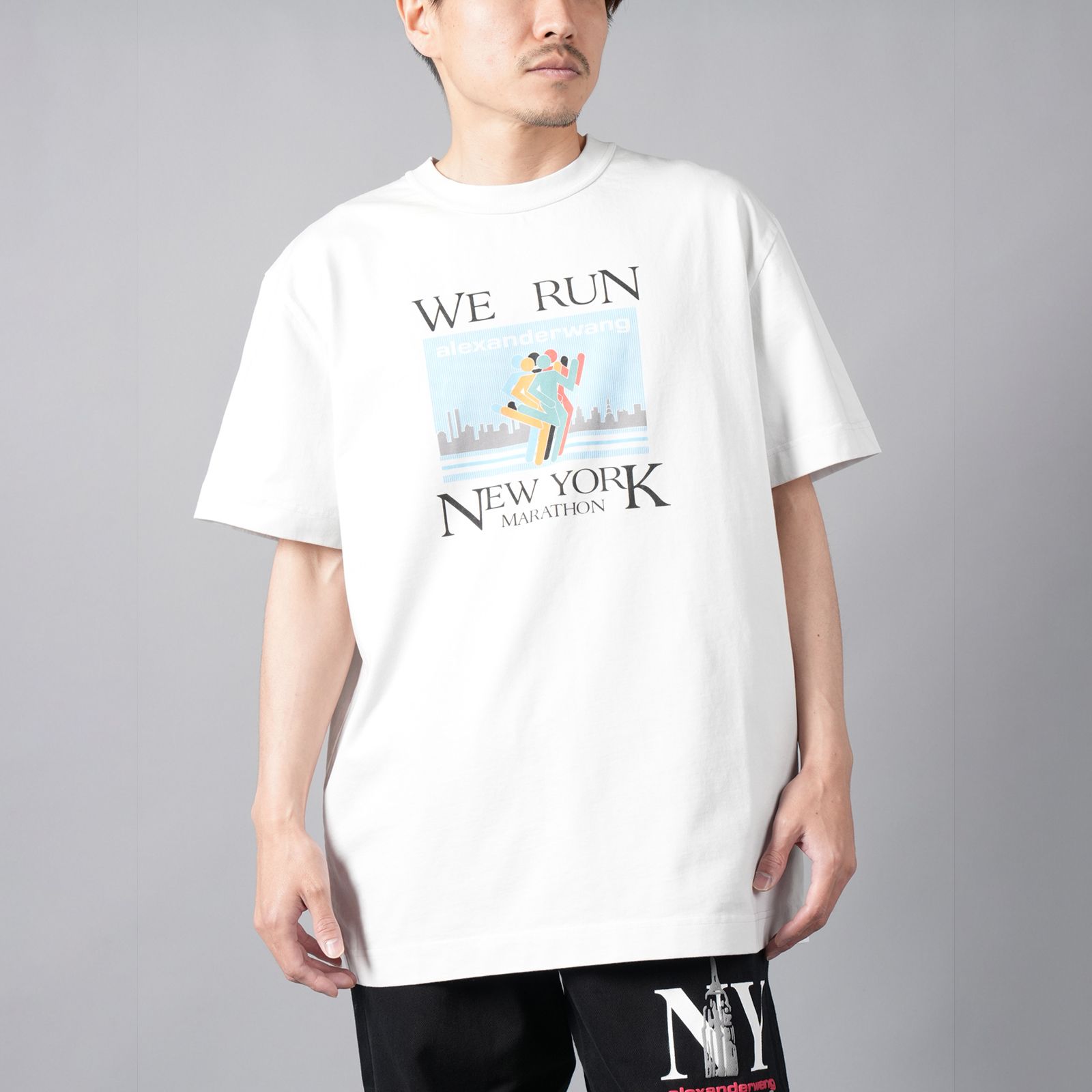 alexander wang - 【残りわずか】 SHORT SLEEVE TEE WITH MARATHON
