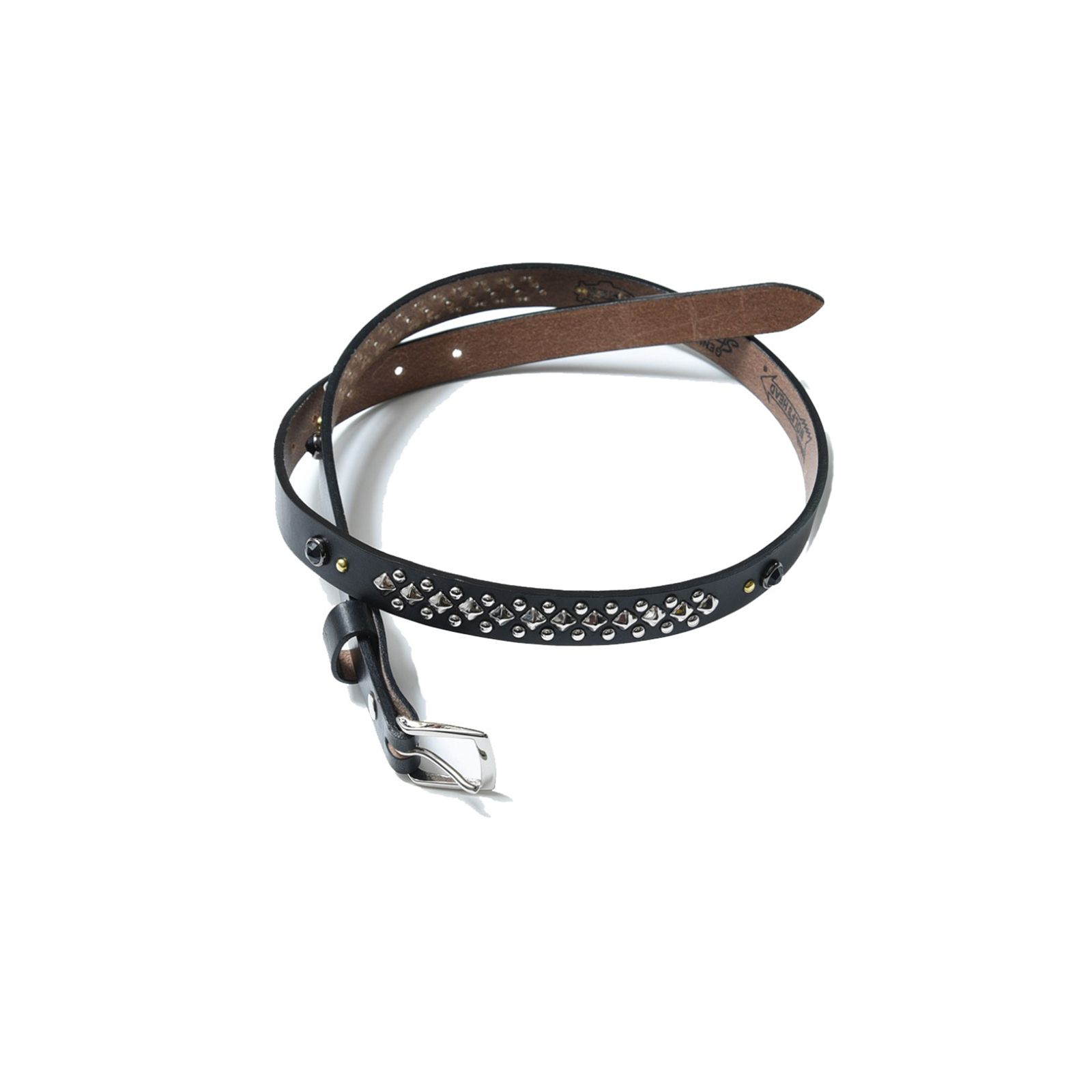 LASTMAN - 【コラボ】STUDDED BELT 20mm feat.WOLF'S HEAD / スタッズ