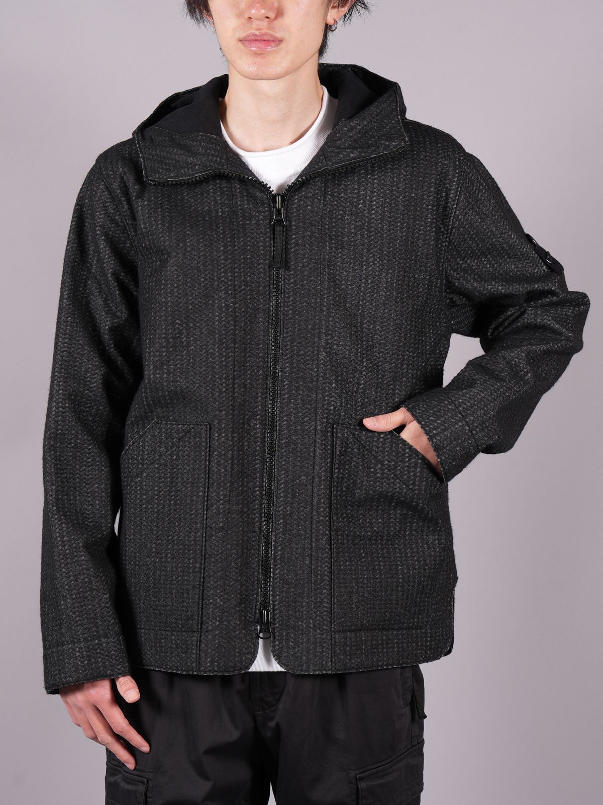 STONE ISLAND - 【ラスト1点】 Needle Punched Reflective Jacket