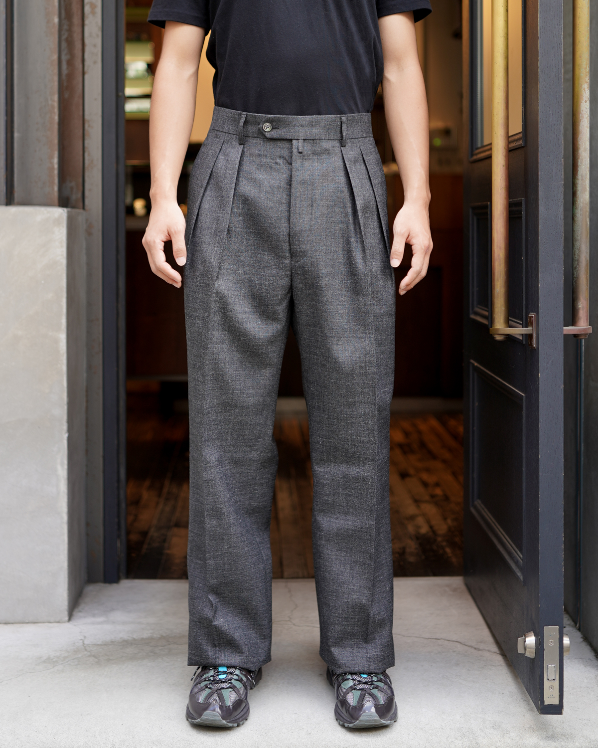 NEAT｜SCOTCH CHEVIOT｜WIDE TYPE Ⅰ - Gray｜PRODUCT｜Continuer Inc