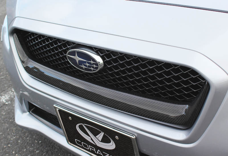 WRX STi／S4（VAB/VAG）用フロントグリルカーボンガーニッシュ