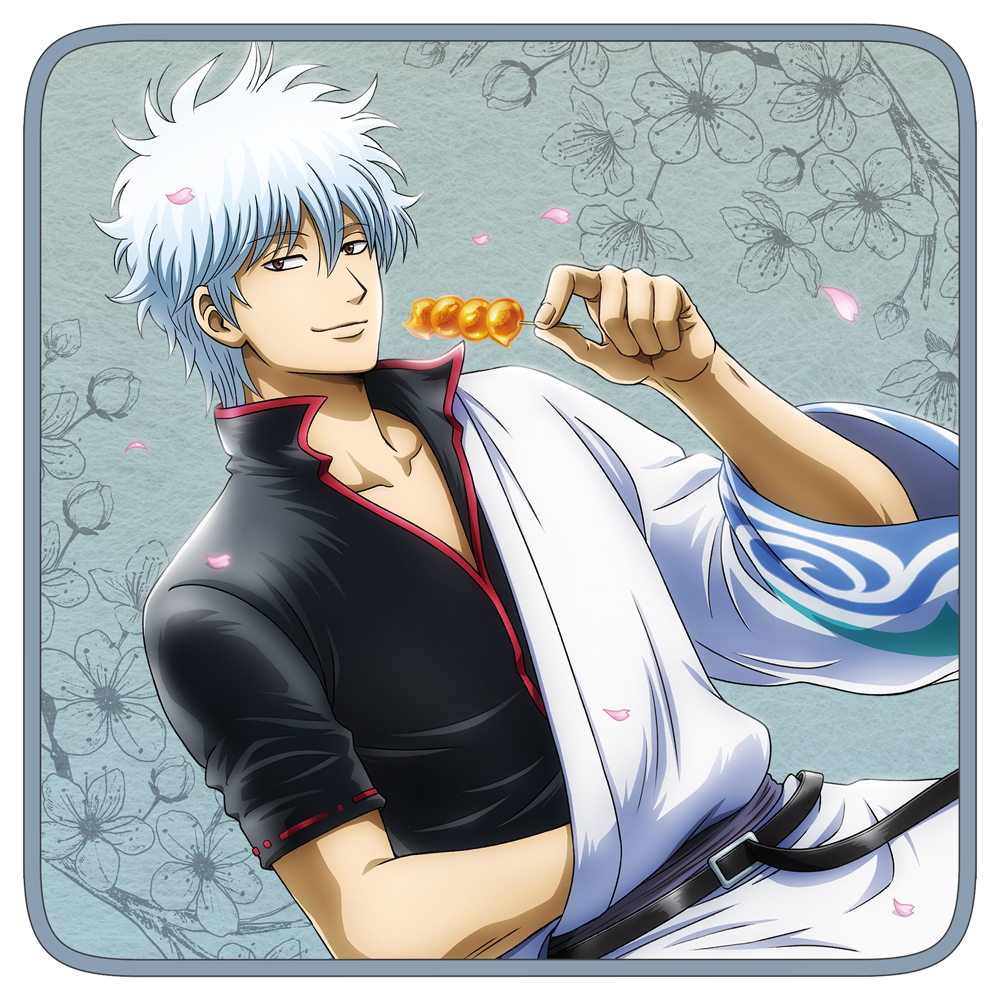 白夜叉 桜の花見団子Ver. 120cmビッグタオル [銀魂] | キャラクター