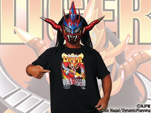 獣神サンダー・ライガー イラストTシャツ [新日本プロレスリング