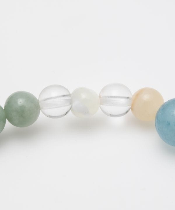 五縁繋ぎアクアマリンブレスレット(AQUAMARINE): 『岩座(いわくら