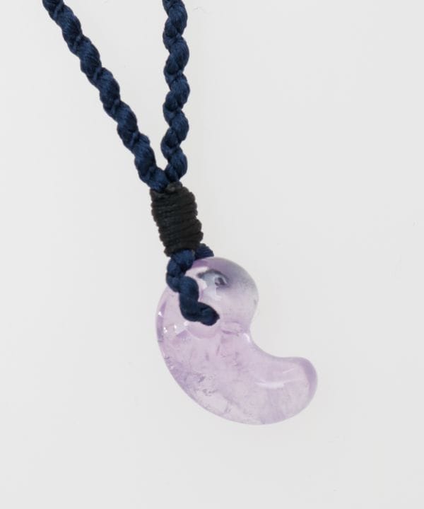 勾玉絹四つ組ネックレス(AMETHYST): 『岩座(いわくら)』公式通販