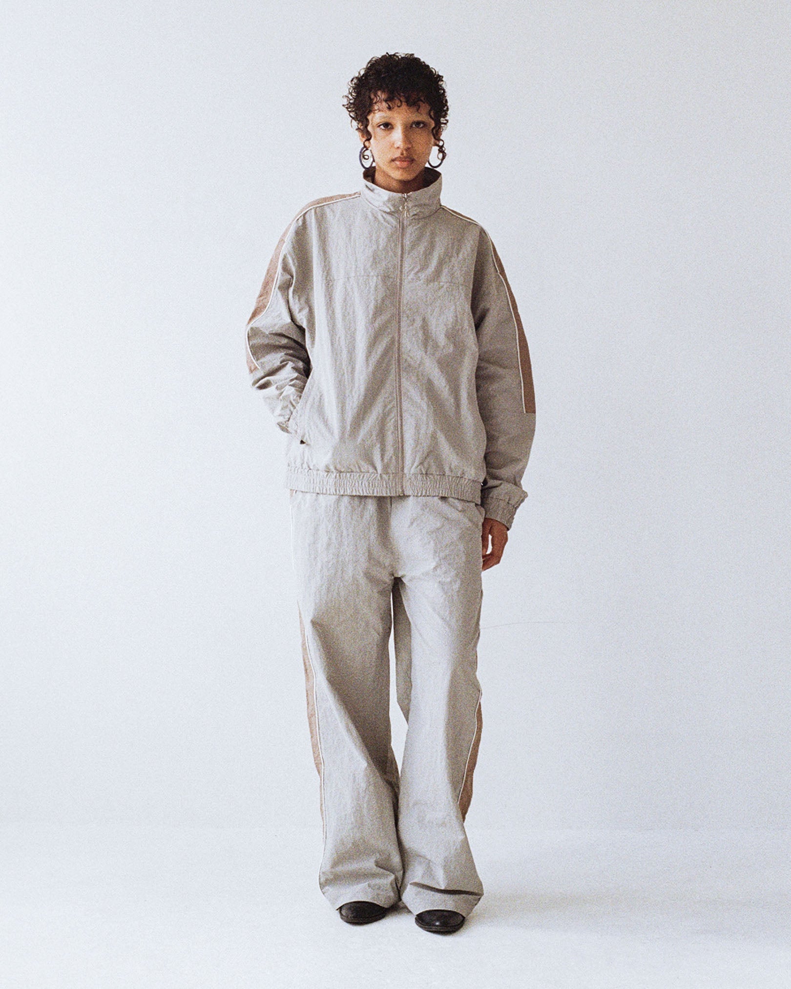 CANDICE | Nylon Track Jacket