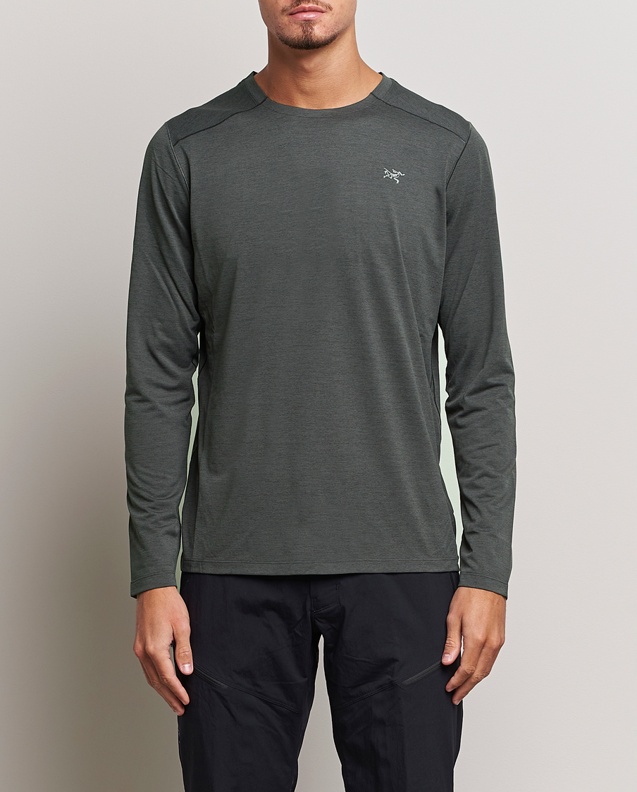 Arc'teryx Cormac Long Sleeve T-Shirt Black Heather at CareOfCarl.com