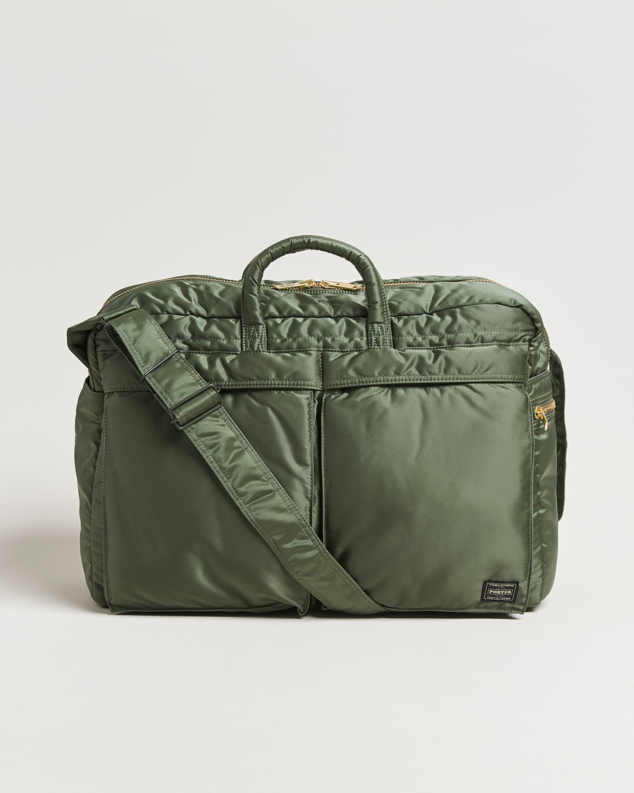 Porter-Yoshida & Co. Tanker Duffle Bag Sage Green at CareOfCarl.com
