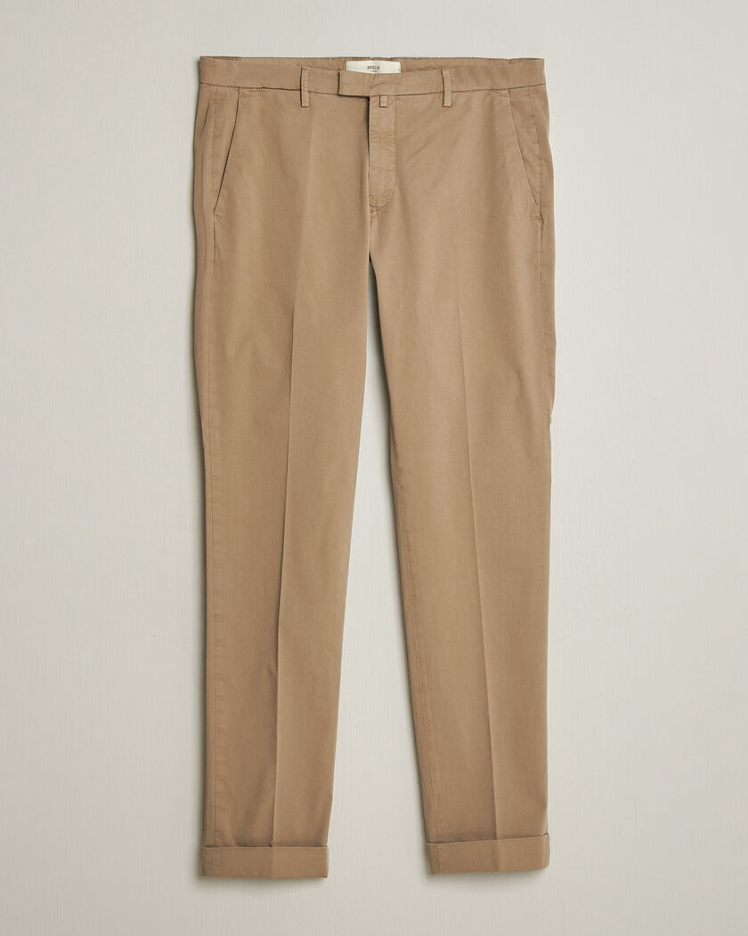Ralph Lauren Purple Label Pleated Twill Trousers Limestone bei