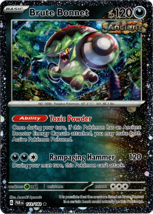 アラブルタケ 海外版 英語版 ホロ プロモ Brute Bonnet - 123/182