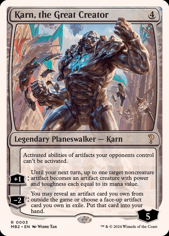大いなる創造者、カーン/Karn, the Great Creator《英語》【Reprint