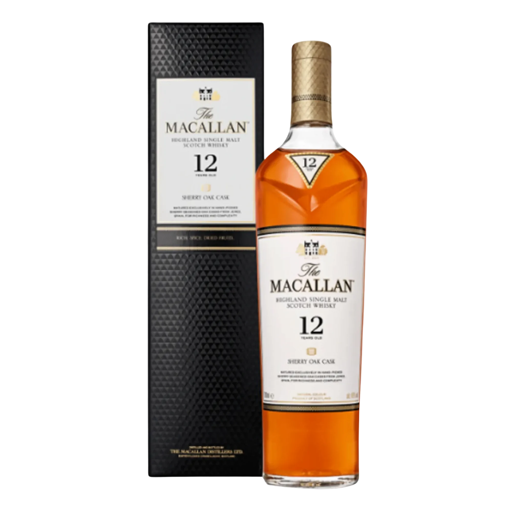 Whisky Macallan Sherry Oak 12 anos 700 ml na Casa da Bebida
