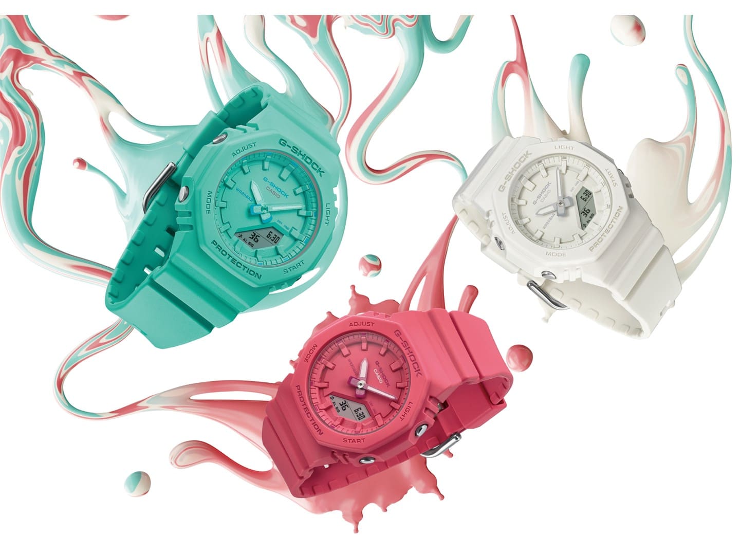 Casio to Release Compact G-SHOCK in Vibrant Monochromatic Color
