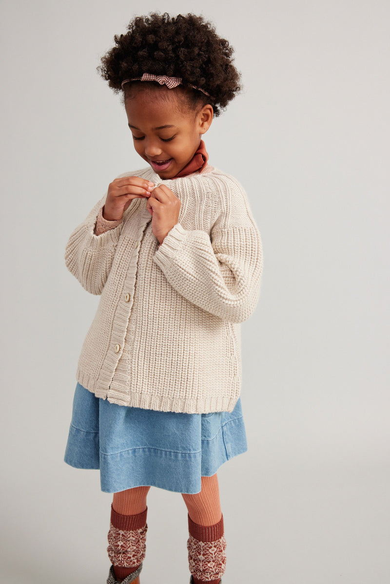 Soor Ploom Beatrice Cardigan - Linen – Casp Baby Mommy & Me Boutique