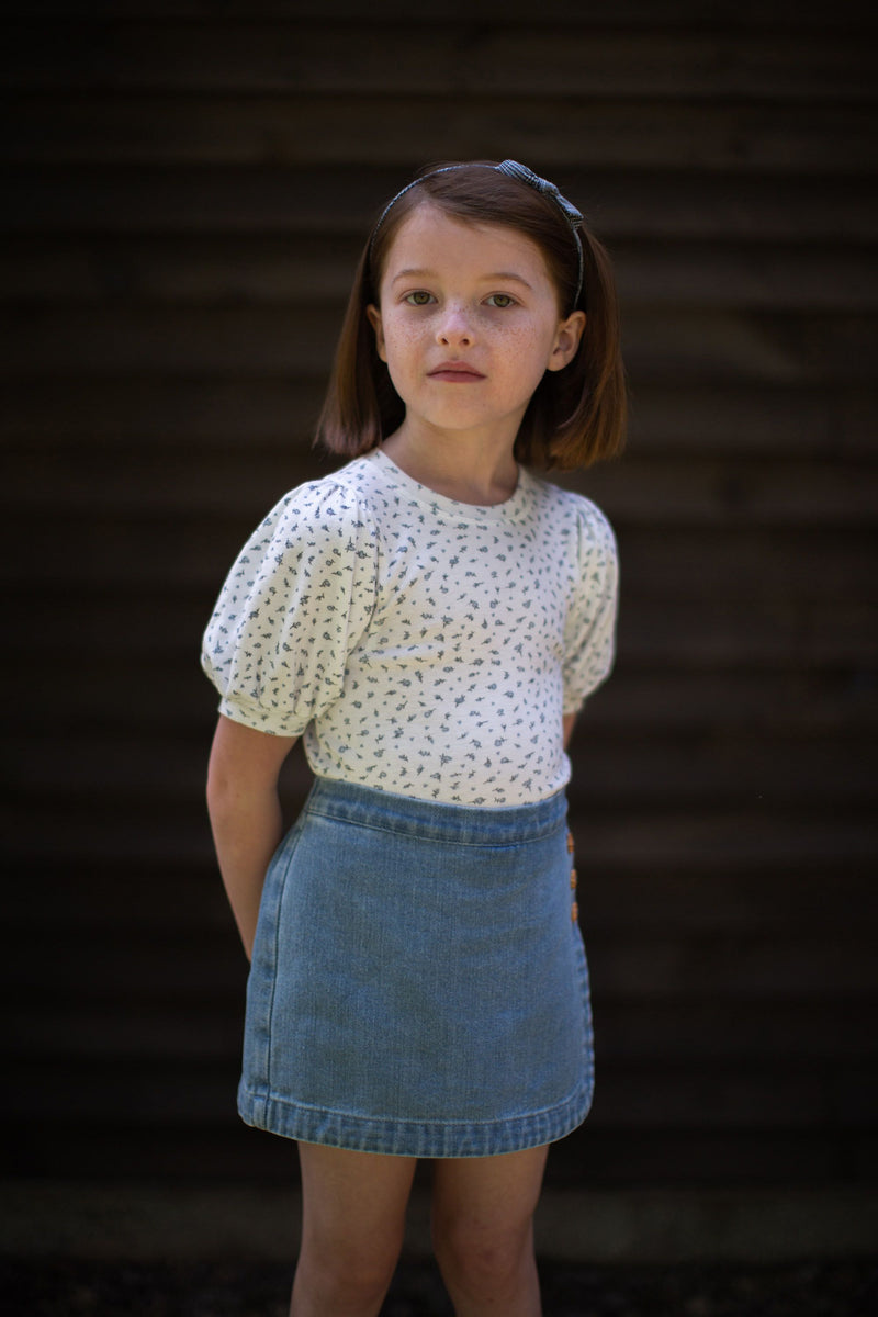 soorploom FilipaSkirt Dark Denim 8y Filipa Skirt SOOR Skirt, Mayes