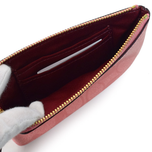 COACH】コーチ コーティングキャンバス スムースレザー シグネチャー