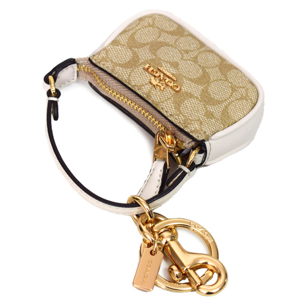 COACH】コーチ コーティングキャンバス カーフレザー シグネチャー