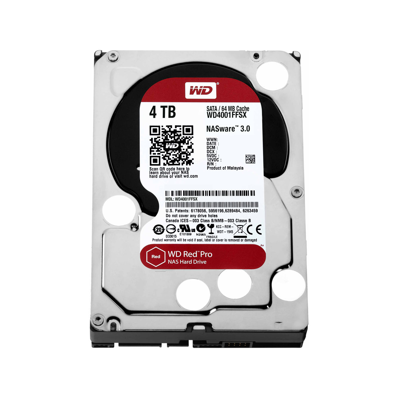 WD4001FFSX | WD4001FFSX | WD Red™Pro NAS Storage SATA3 6Gbps
