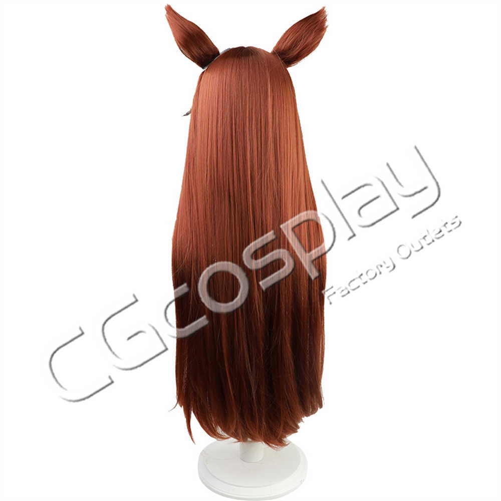 ウマ娘プリティーダービー シンボリルドルフ コスプレウィッグ 尻尾