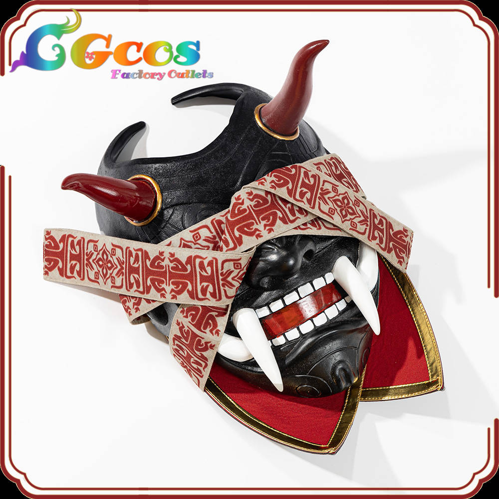 コスプレ道具 バーチャルYouTuber VTuber 甲斐田 晴 鬼化 新衣装 お面