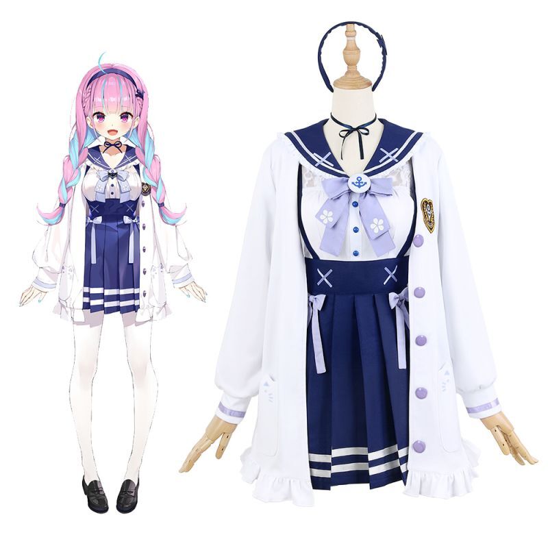 バーチャルYouTuber VTuber ホロライブ 新衣装 湊あくあ コスプレ衣装