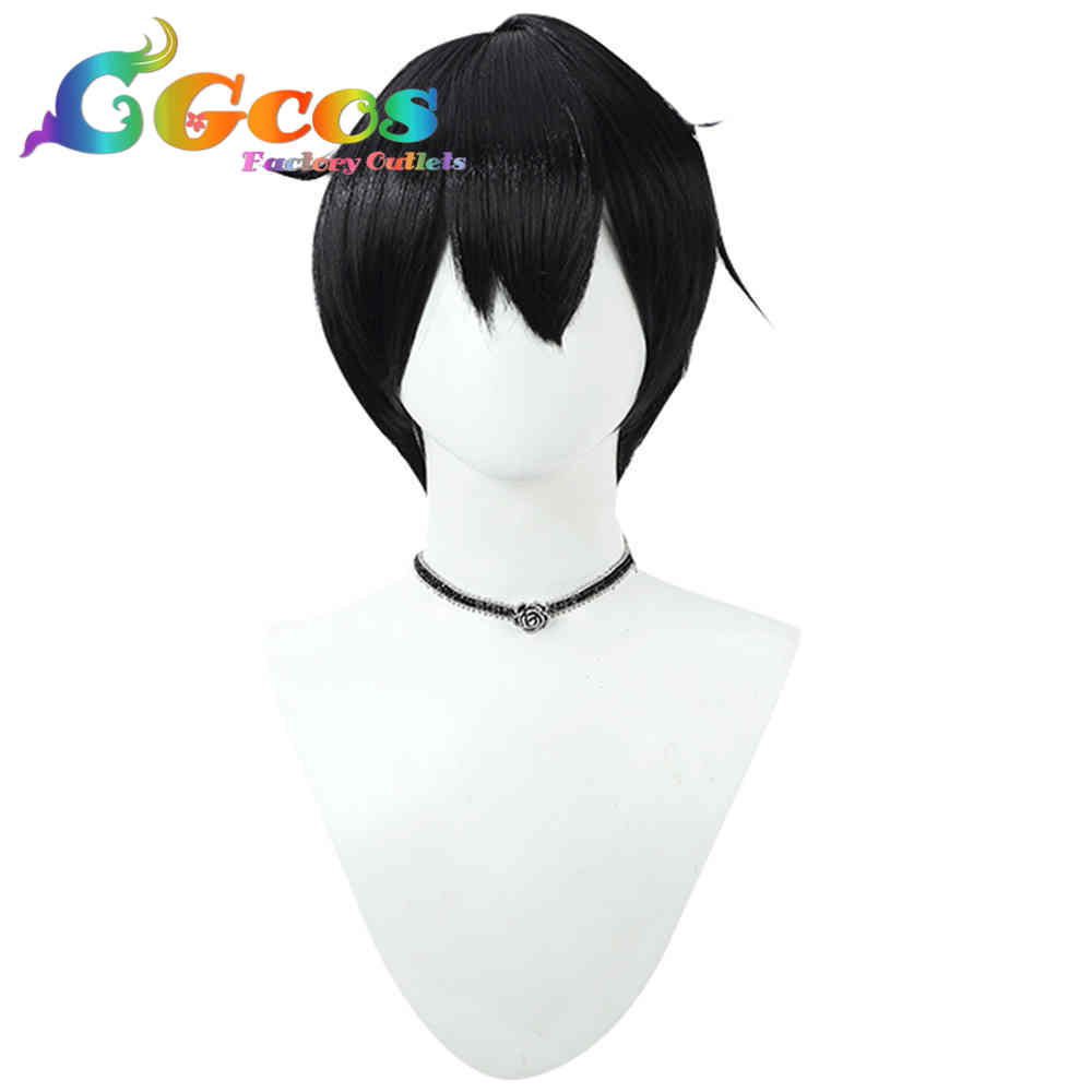 コスプレウィッグ バーチャルYouTuber VTuber 葛葉 くずは 黒髪