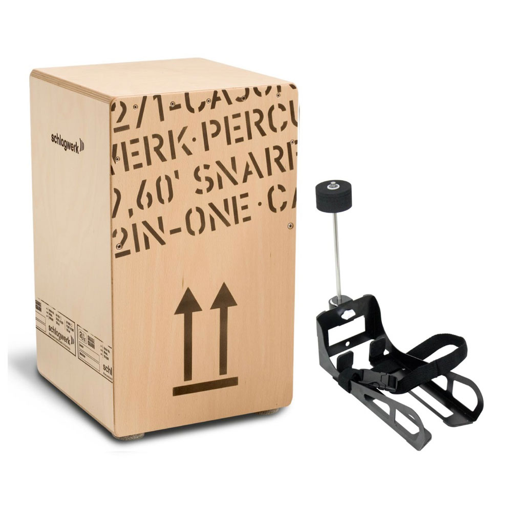 Schlagwerk Percussion SR-CP404 2inOne Snare Cajon Large カホン