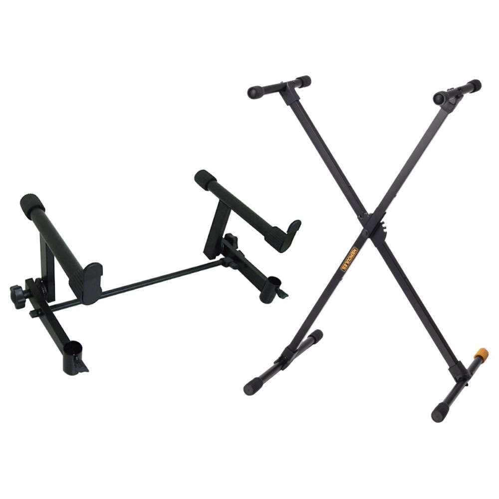 ハーキュレス HERCULES KS118B & KST-301 X型キーボードスタンド 2段目