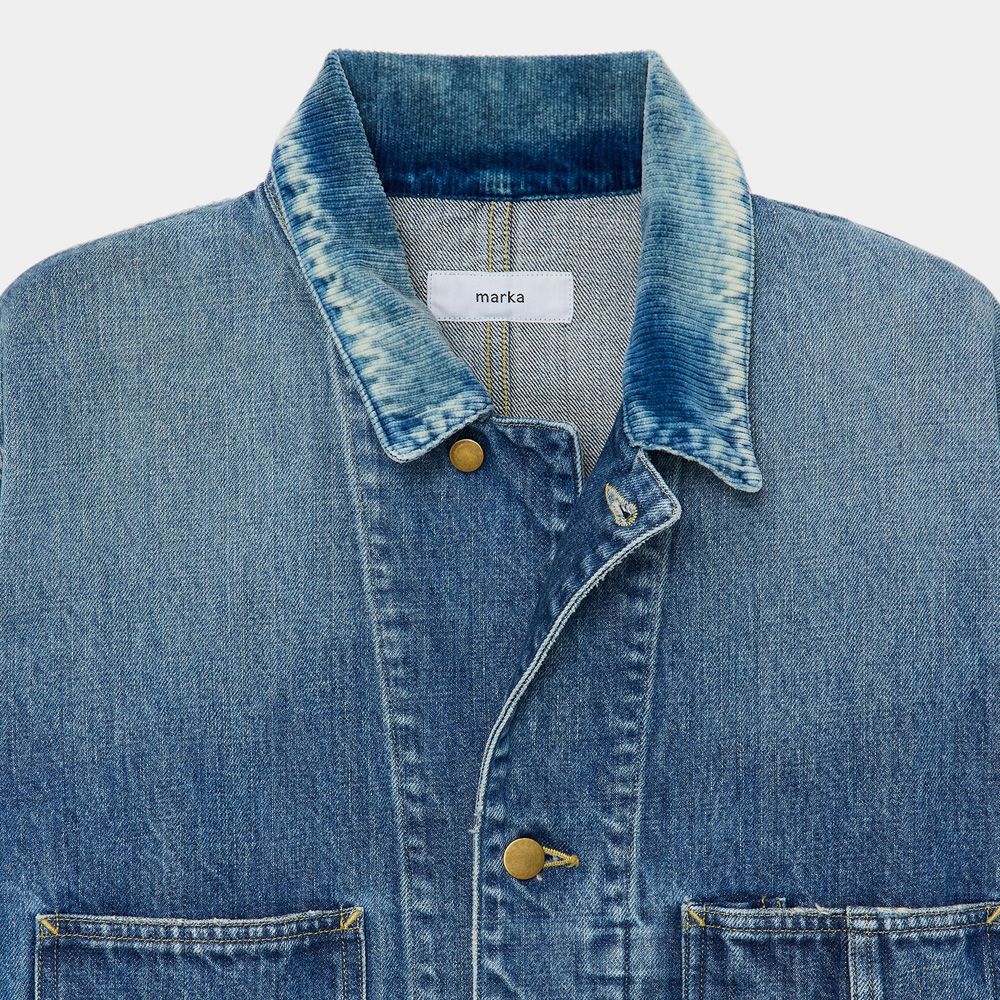 marka - COVERALL JACKET - USED WASHED / オーガニックコットン 13.5