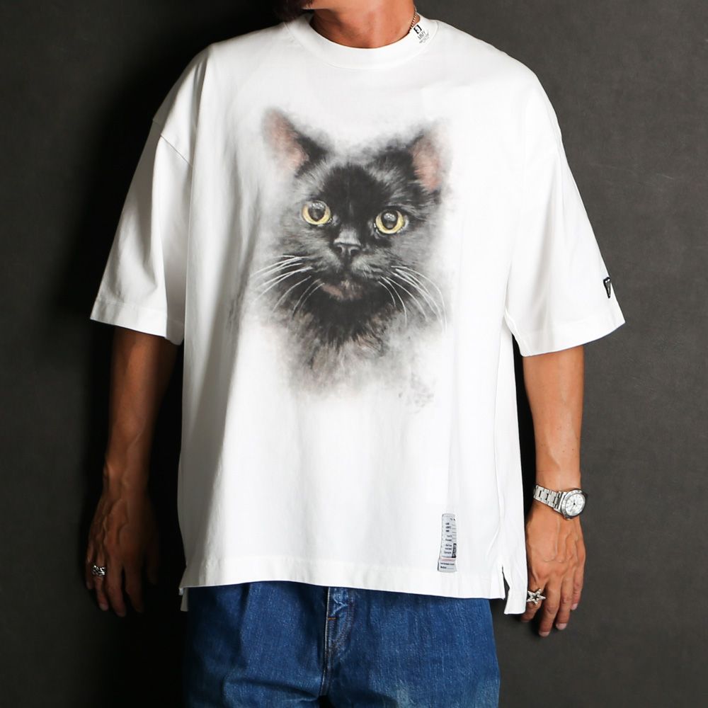 Maison MIHARA YASUHIRO - Cat Printed T-shirt - WHITE