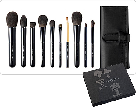 Zシリーズ 10点セットブラシ：S-Z-10｜竹宝堂（ちくほうどう）熊野筆