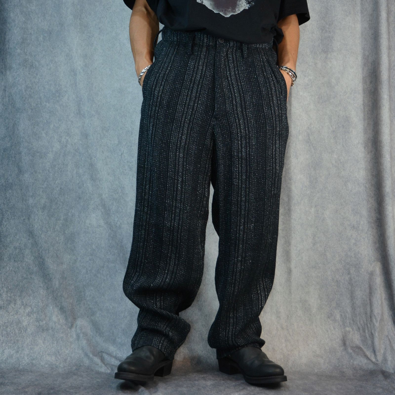 90s Y's Yohji yamamoto ポリ縮絨 Slacks pants 90s Y's Yohji