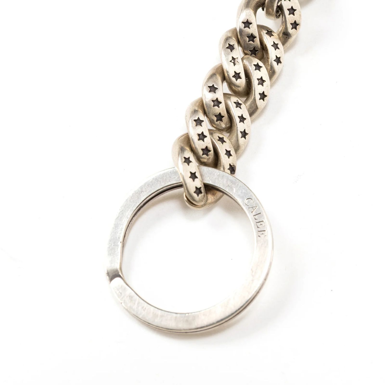 CALEE - SILVER STAR KEY CHAIN (SILVER)｜シルバー スター キー