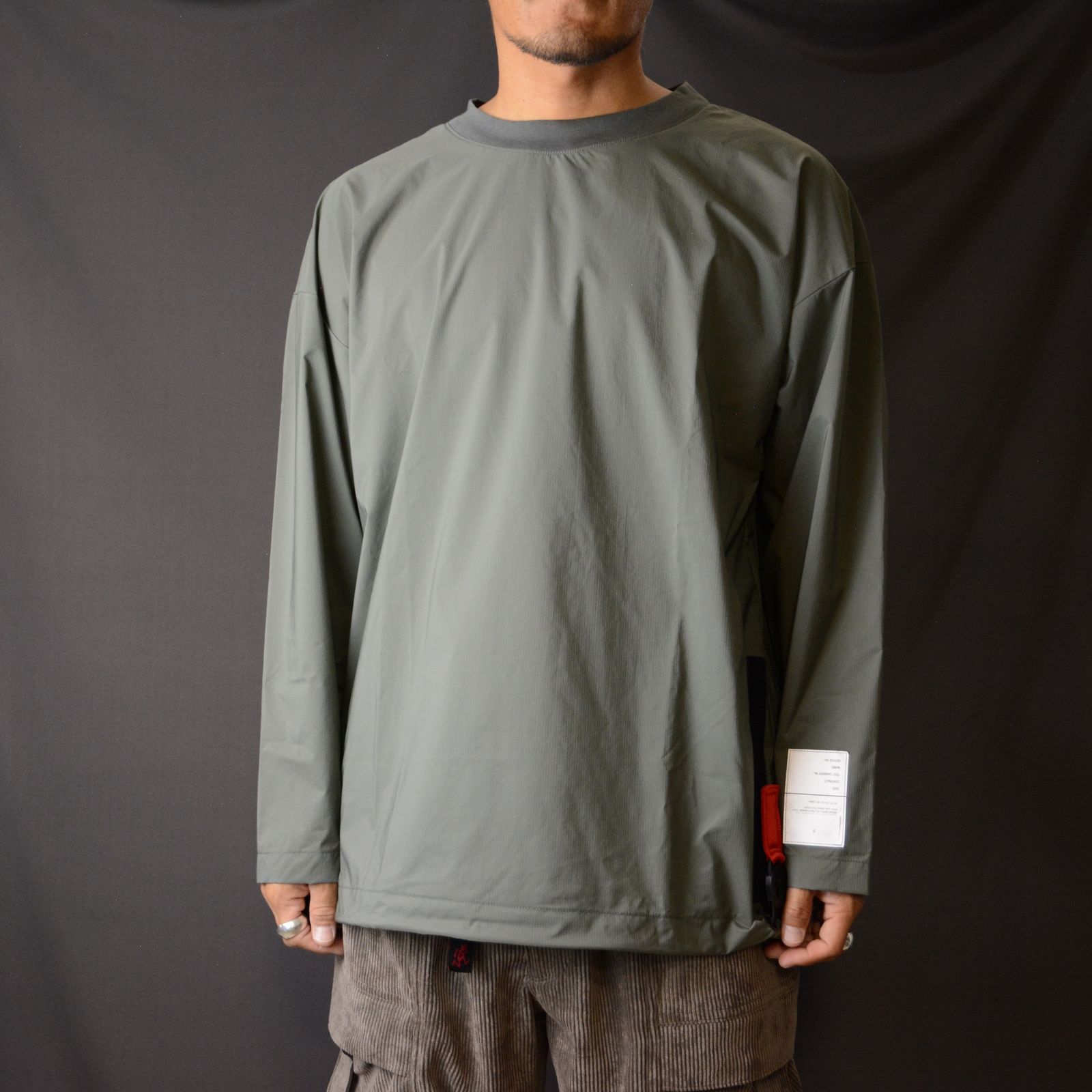 N.HOOLYWOOD - CREWNECK LONG SLEEVES （GRAY） / ロングスリーブ