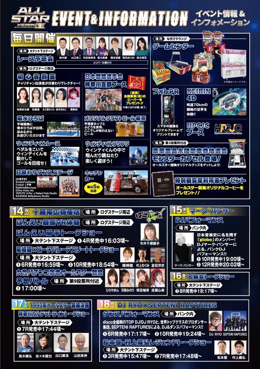 第67回オールスター競輪（G1）」平塚競輪場で開催 | 平塚市