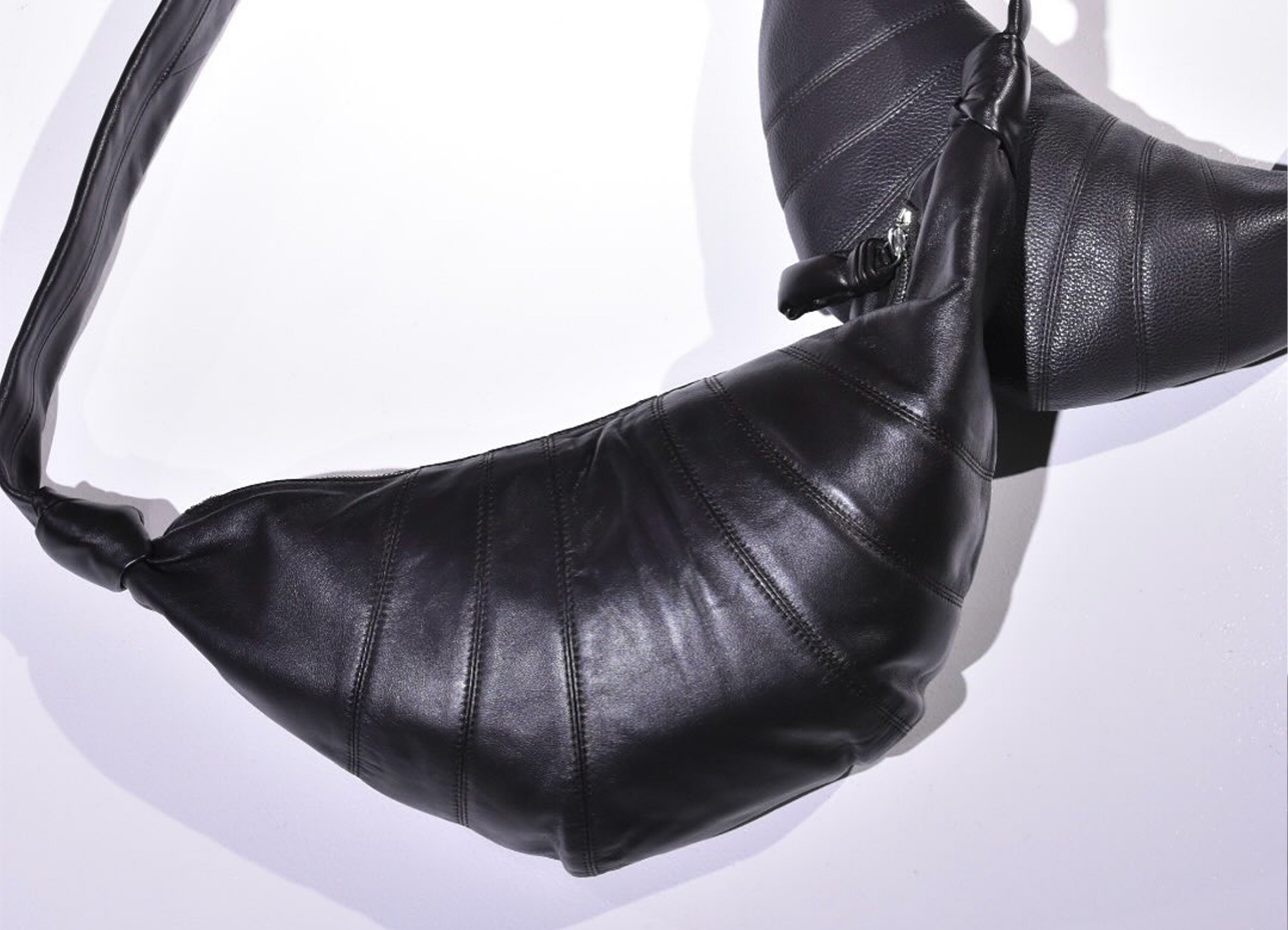 LEMAIRE / ルメール】MEDIUM CROISSANT BAG Dark Chocolate バッグの