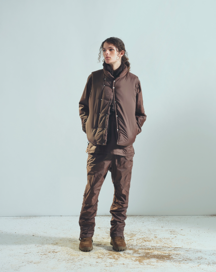 nonnative】ダブル仕様のダウンベスト “HIKER PUFF VEST POLY TAFFETA