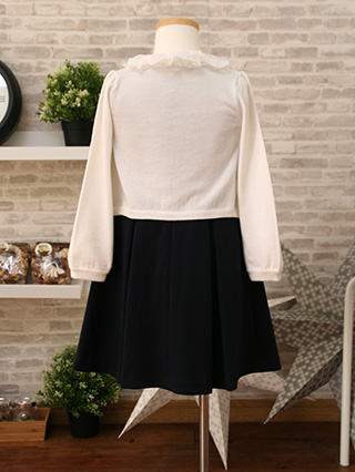 トッカ 紺ワンピースとカーディガンのセットアップ 110 / ブランド