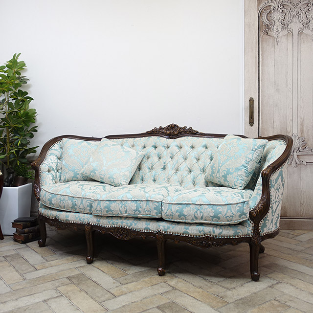 3人掛けソファ・アンティークテイスト 1008-3-5F66B 新着アンティーク