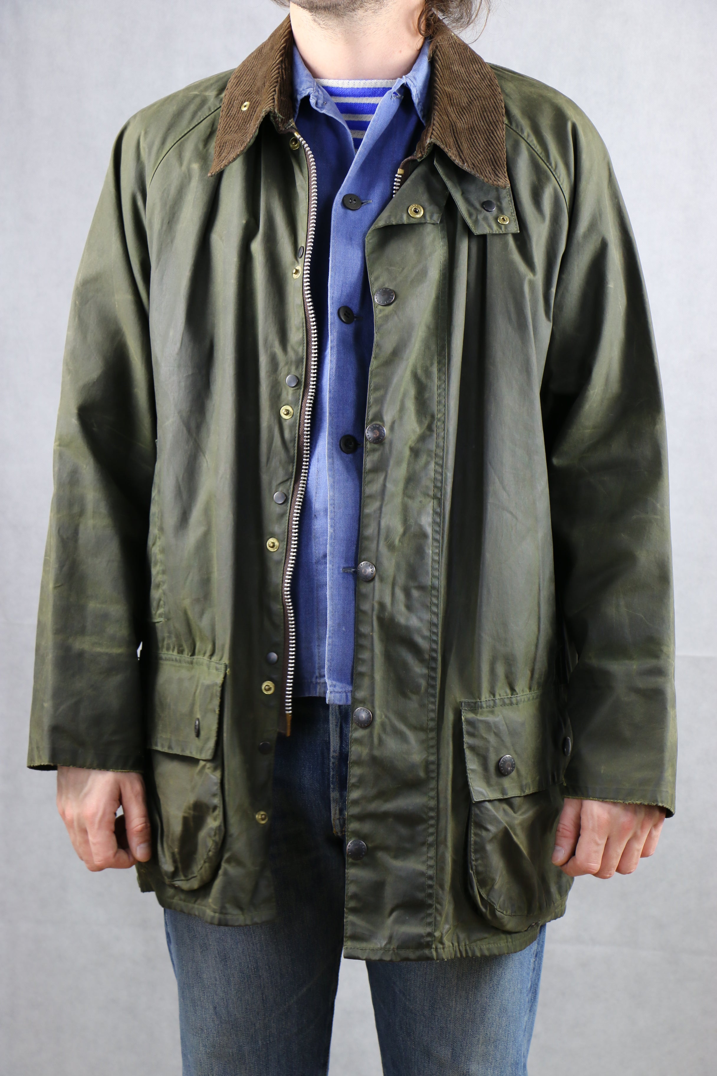 Barbour Beaufort C46/117CM Wax Jacket ~ Vintage Store Clochard92.com
