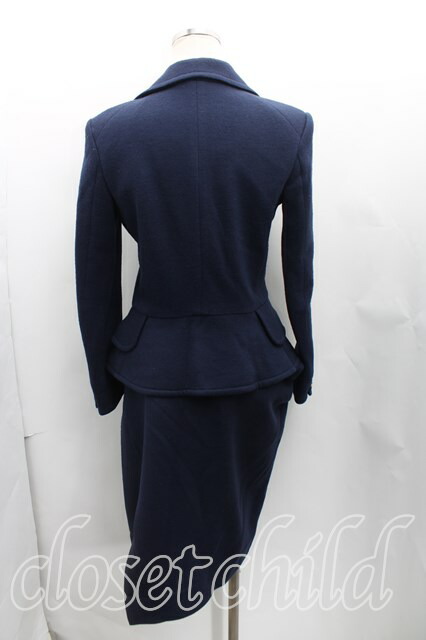 ヴィヴィアンウエストウッド 中古 / ラブジャケットセットアップ 2 紺