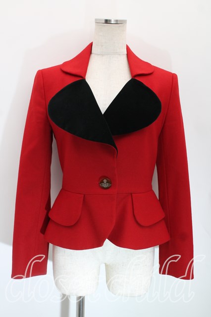 ヴィヴィアンウエストウッド 中古 / ラブジャケット1 赤×黒 H-24-05-26