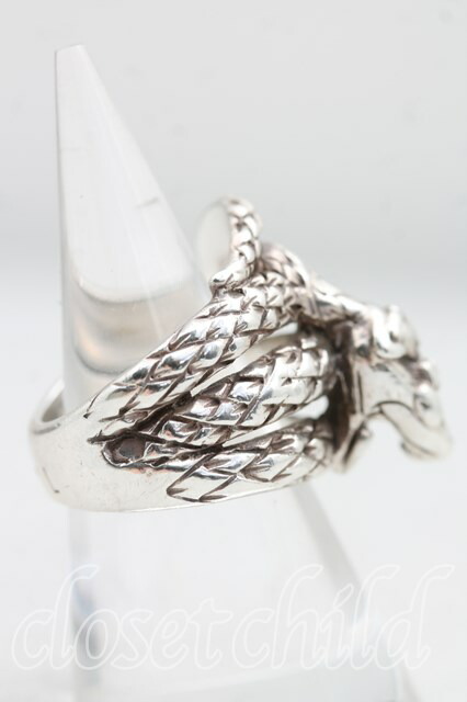 ヴィヴィアンウエストウッド 中古 / スネークリング L(18号） シルバー