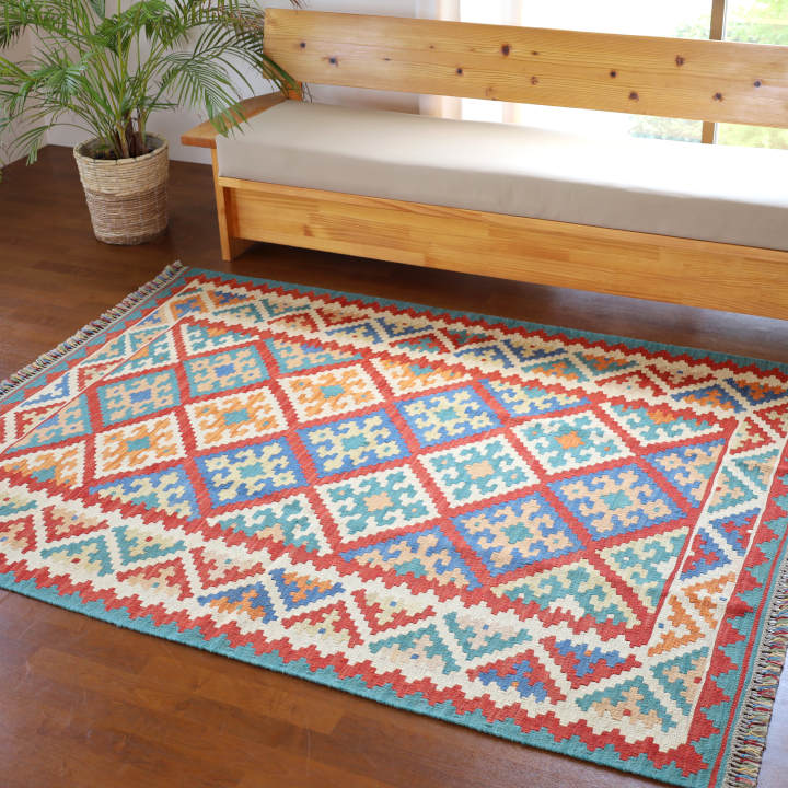 キリム リビングサイズ 200×150cm｜クラフトワーク