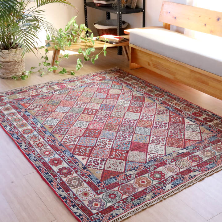 キリム リビングサイズ 200×150cm｜クラフトワーク