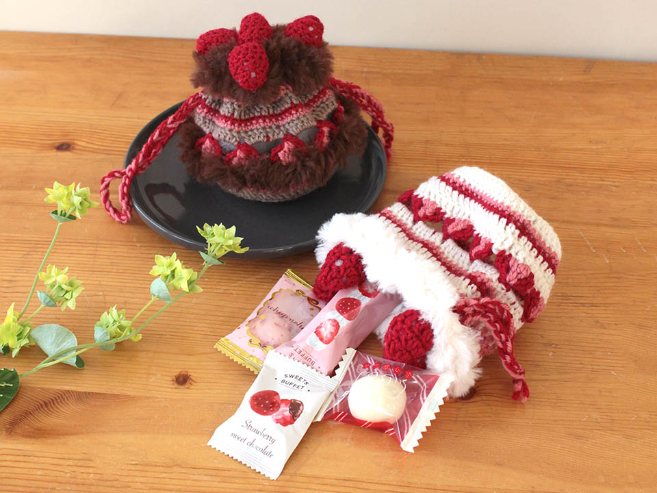 いちごのシーズンやお誕生日に編みたい。甘くてかわいい「いちごの