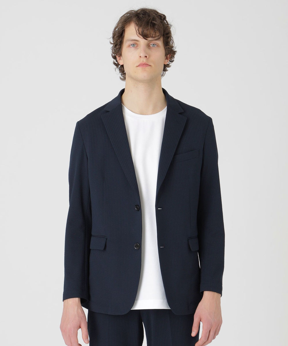 シアサッカージャージージャケット（ジャケット）｜BLACK LABEL