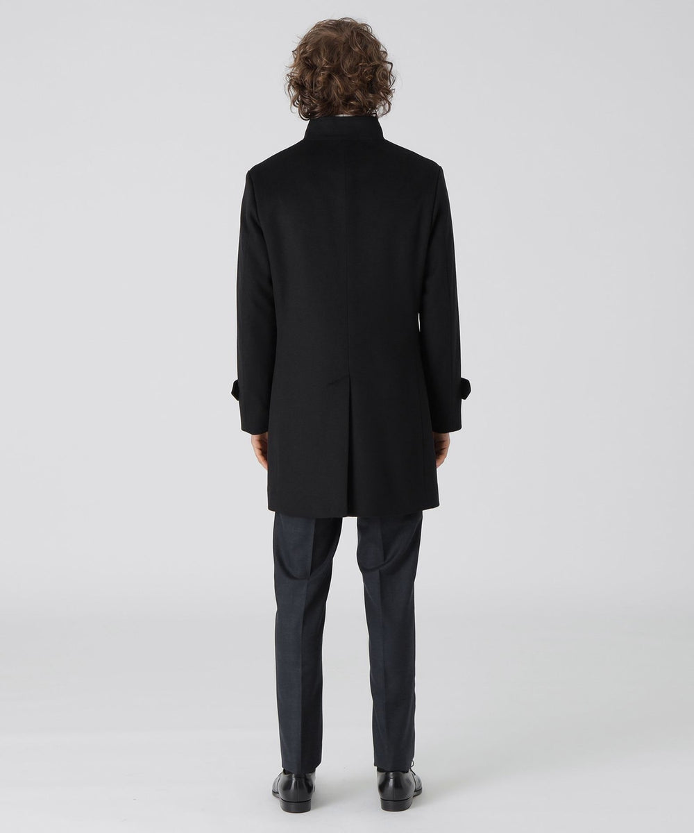 一部店舗限定】ウールスタンドカラーコート（コート）｜BLACK LABEL