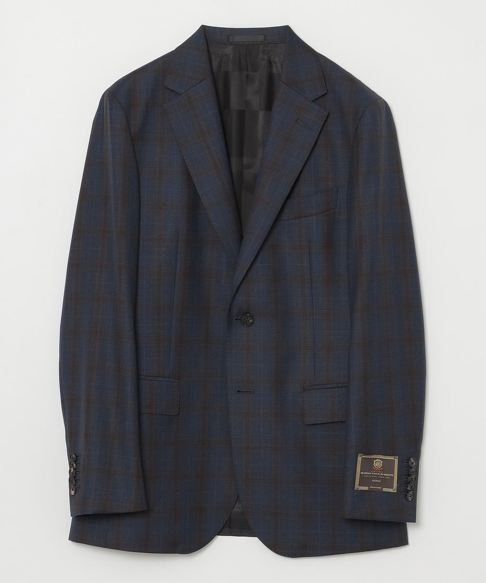 一部店舗限定】TALLIA DI DELFINO マローネチェックスリーピーススーツ